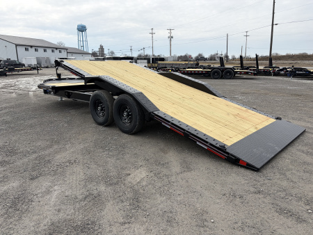 New 2026 Diamond C Trailers HXD207L22X102 (22' x 102") 15.5K Full Width Partial Tilt Equipment Trailer