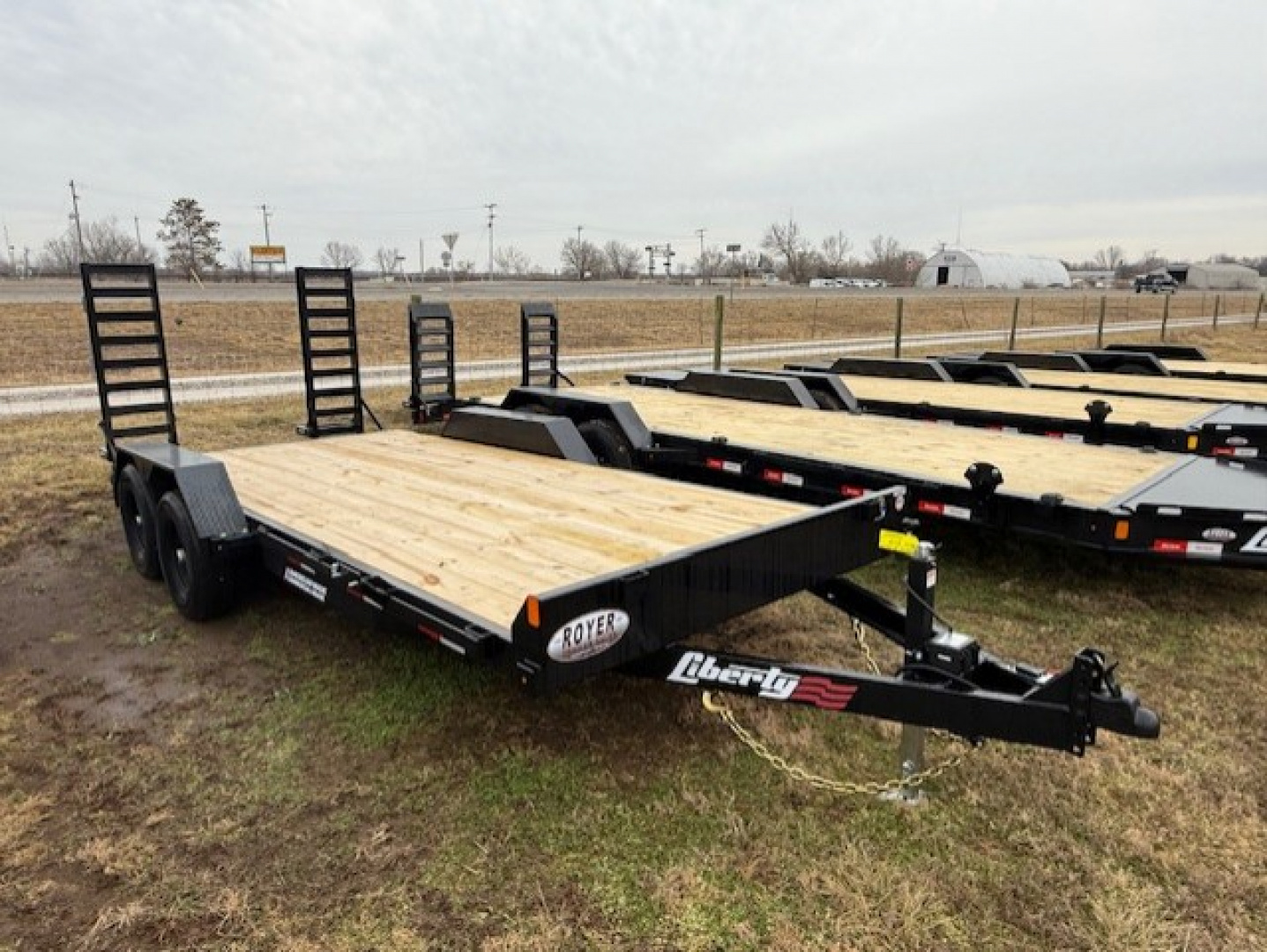 New 2026 Liberty 10K 83X18 w/ STAND UP RAMPS Equipment Trailer