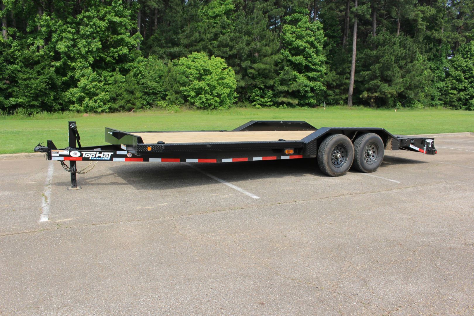 New 2026 Top Hat 22'X102"Wide Drive Over Fender Equipment Hauler 14k Equipment Trailer