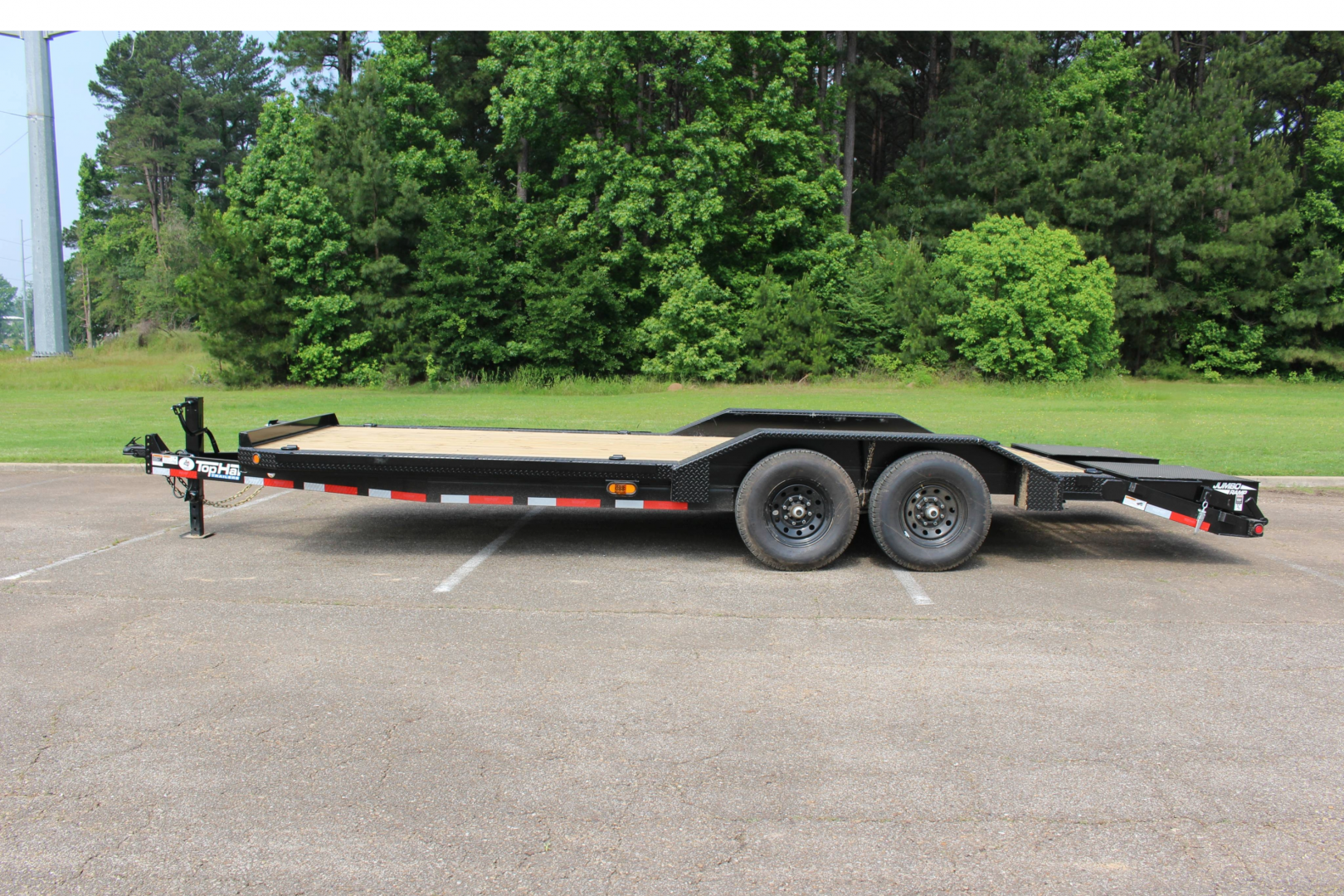 New 2026 Top Hat 22'X102"Wide Drive Over Fender Equipment Hauler 14k Equipment Trailer