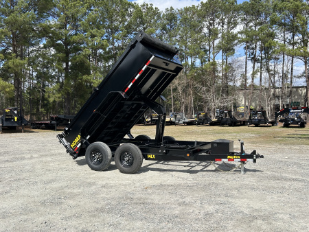 New 2026 Big Tex Trailers 14LX 7x12 Dump Trailer. Tarp & Ramps, Scissor Lift