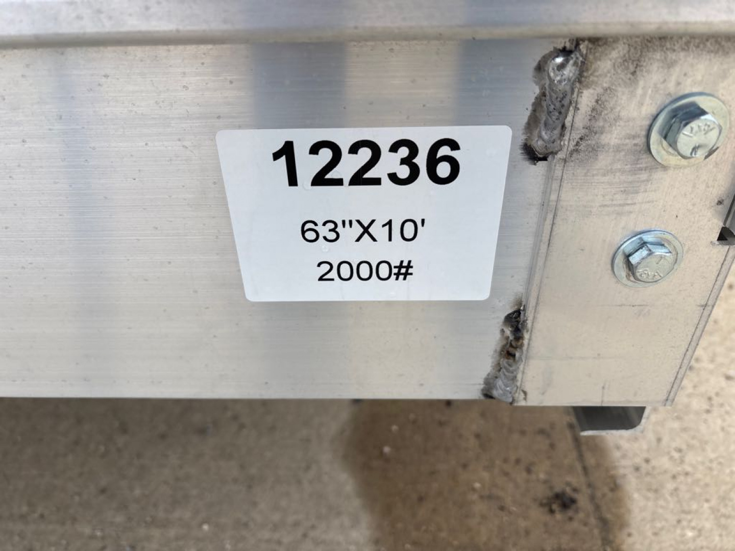 New 2027 Aluma 6310ESA-S-TG Utility Trailer