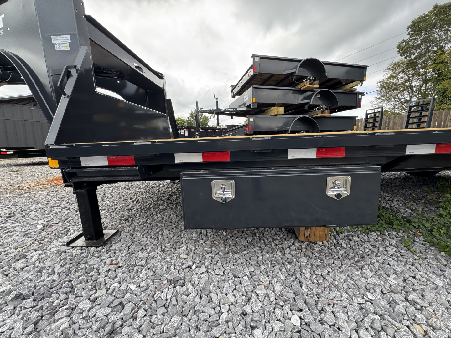 New 2026 Hillcrest Trailers 102"x25  Gooseneck Equipment Trailer