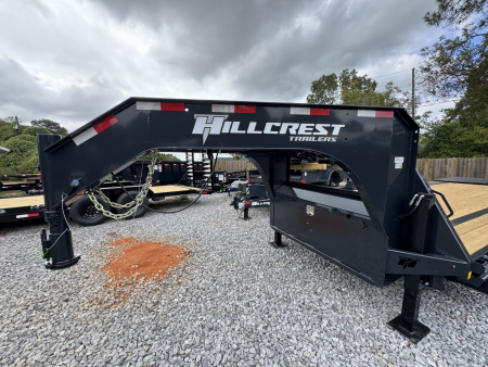 New 2026 Hillcrest Trailers 102"x25  Gooseneck Equipment Trailer