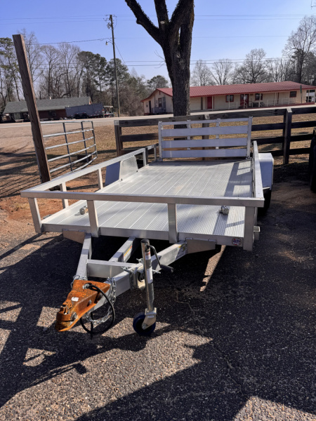 Used 2023 Sure-Trac ST7212TA-A-030 6x12 Aluminum Utility Trailer
