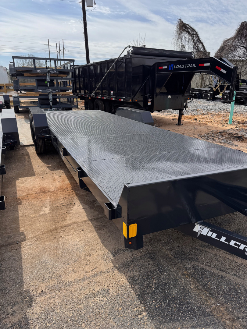 New 2026 Hillcrest Trailers 7222SCDP 7x24 7k Steel Floor Car Hauler