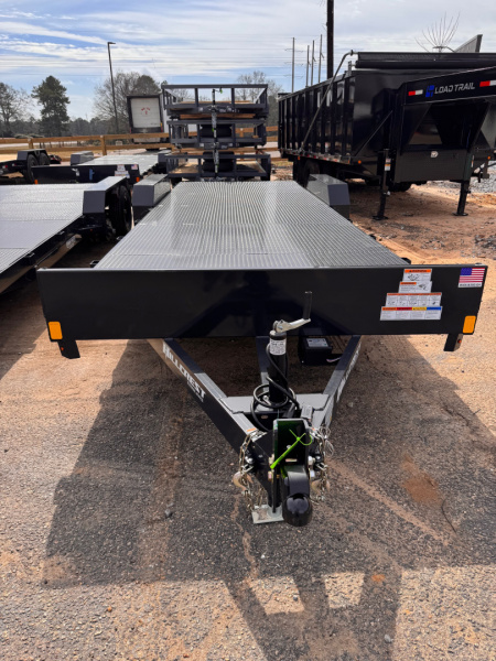 New 2026 Hillcrest Trailers 7222SCDP 7x24 7k Steel Floor Car Hauler