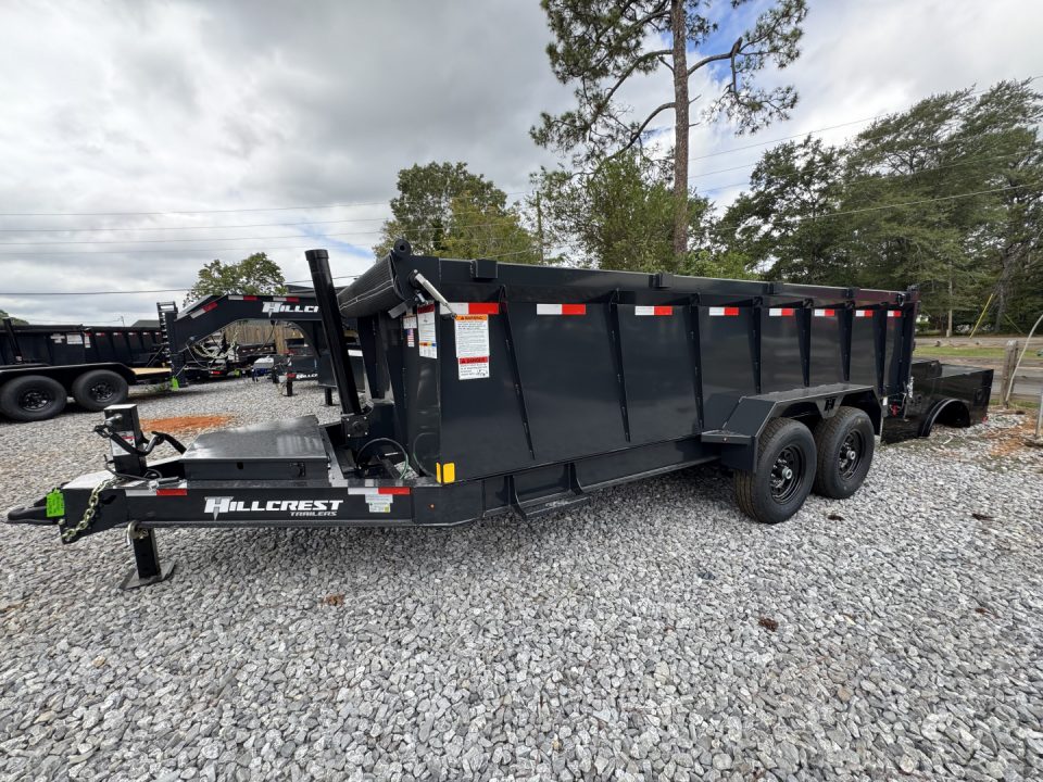 New 2026 Hillcrest Trailers 14716SDH 7x16 14k HS Dump Trailer