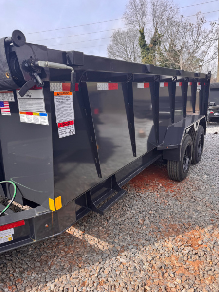 New 2026 Hillcrest Trailers 176716SDH 7x16 17.6k HS Dump Trailer
