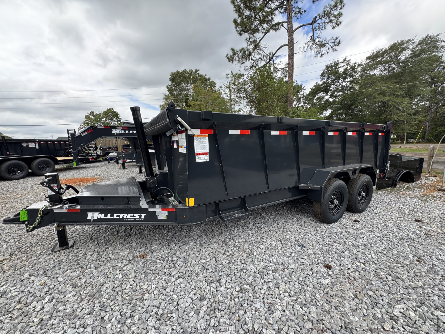 New 2026 Hillcrest Trailers 14716SDH 7x16 14k HS Dump Trailer