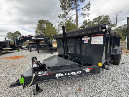 New 2026 Hillcrest Trailers 14716SDH 7x16 14k HS Dump Trailer