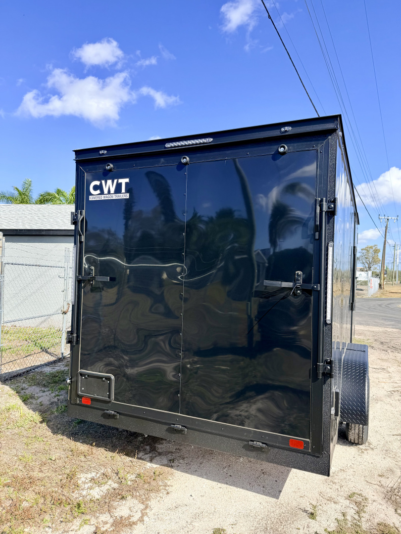 New 2026 Covered Wagon Trailers 7X16 TA 7FT INT HEIGHT WITH BLACKOUT PACK Cargo / Enclosed Trailer