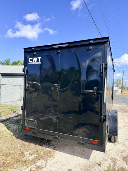 New 2026 Covered Wagon Trailers 7X16 TA 7FT INT HEIGHT WITH BLACKOUT PACK Cargo / Enclosed Trailer