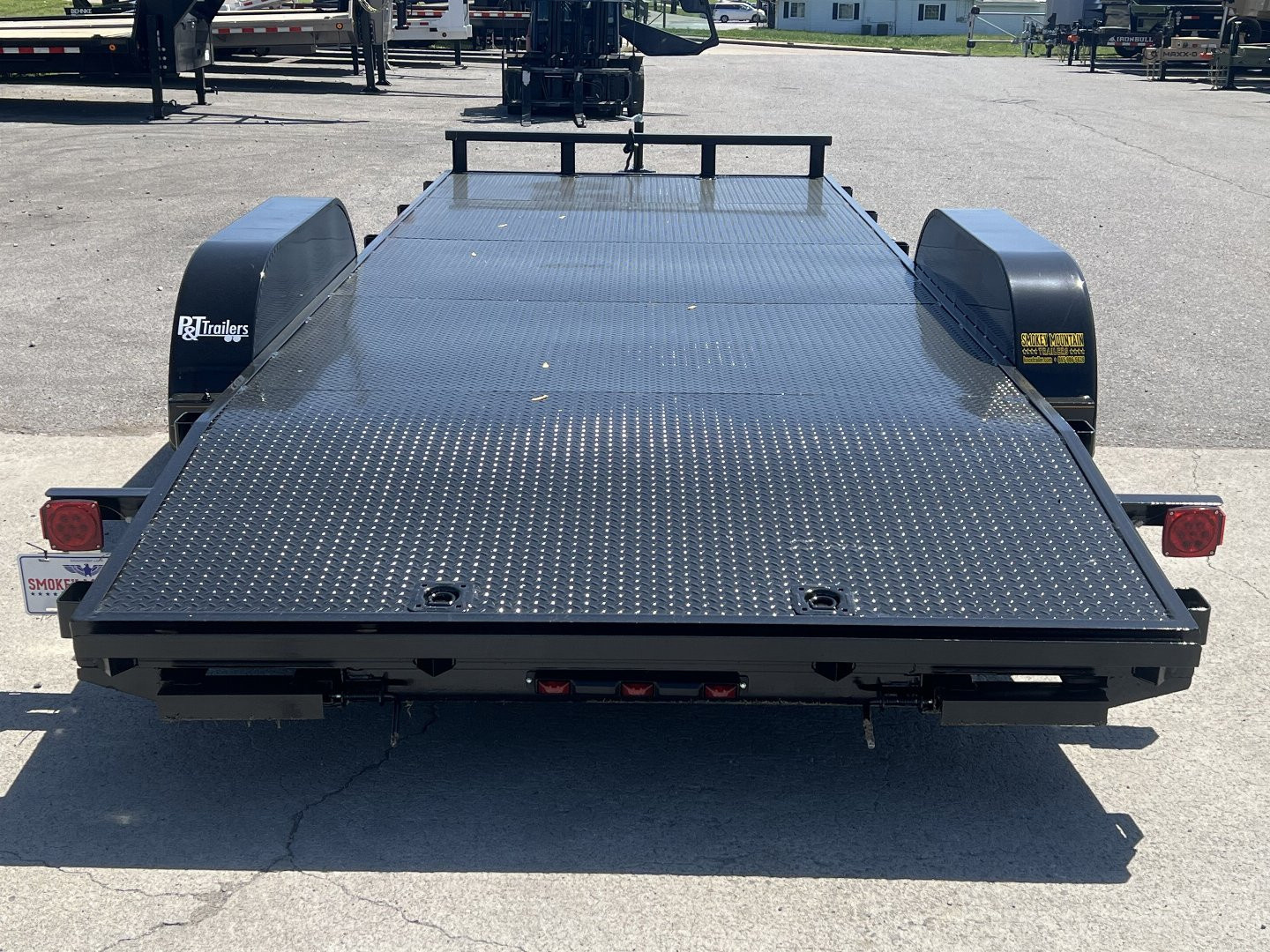 New 2026 P & T Trailers 82x20 7k Steel Carhauler Car Hauler