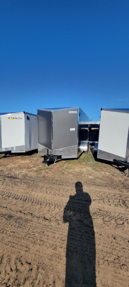 New 2026 US Cargo 7X16 7K CHARCOAL BARN DOOR Cargo / Enclosed Trailer