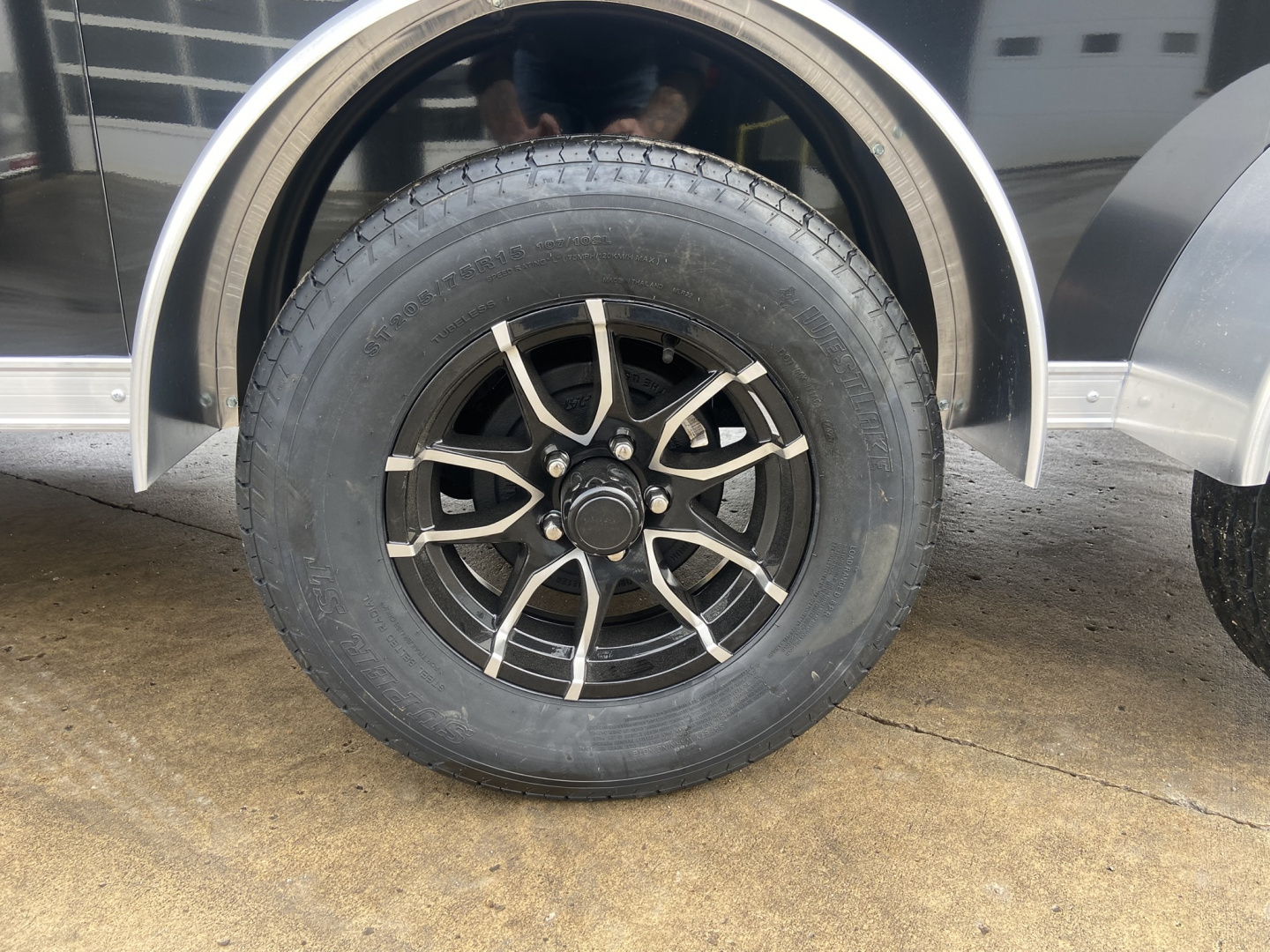 New United UJ Enclosed Cargo Trailer 14'