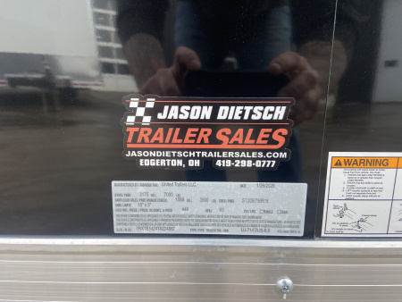 New United UJ Enclosed Cargo Trailer 14'