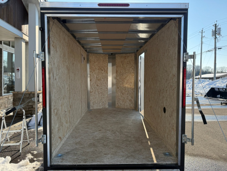 New Pace American 6′ x 12′ + V-Nose Enclosed Cargo Trailer with Ramp Door 2.9K