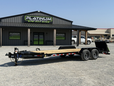 New 2026 Load Trail CB 83X20 I-BEAM W/MAX RAMPS AND CHAIN TIE DOWNS 14K GVWR Equipment Trailer