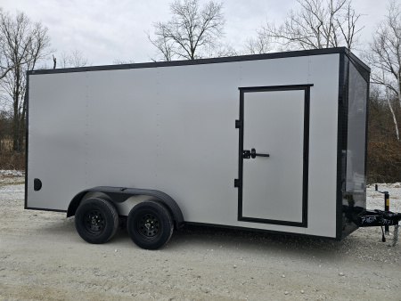 New 2026 Steel Pines Cargo 7x16 TA, 7' interior height, 35k axles, .080 Polycore Cargo / Enclosed Trailer