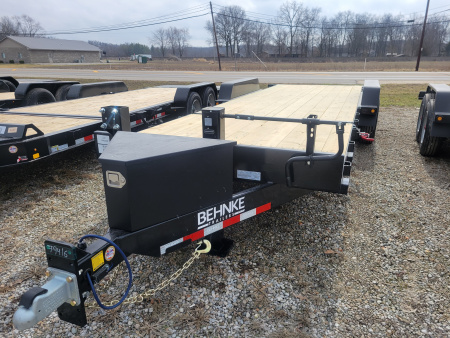 New 2026 Behnke 7x18+6 Tilt bed equipment trailer