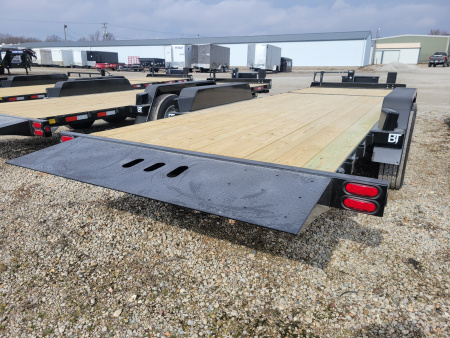 New 2026 Behnke 7x18+6 Tilt bed equipment trailer