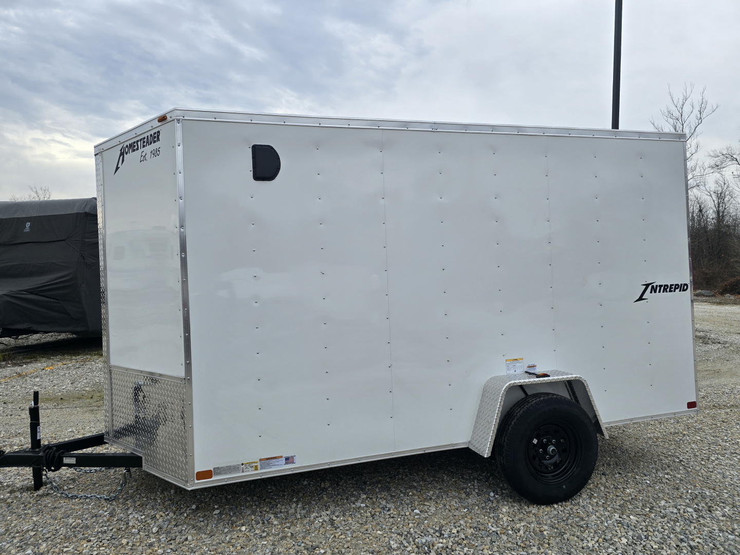 New 2026 Homesteader Trailer 6x12 SA, 6'5" interior height, 3.5k axles, .030 exterior, intrepid series Cargo / Enclosed Trailer