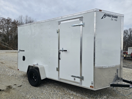 New 2026 Homesteader Trailer 6x12 SA, 6'5  interior height, 35k axles, .030 exterior, intrepid series Cargo / Enclosed Trailer