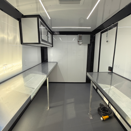 New 7X12TA White Splicing Trailer