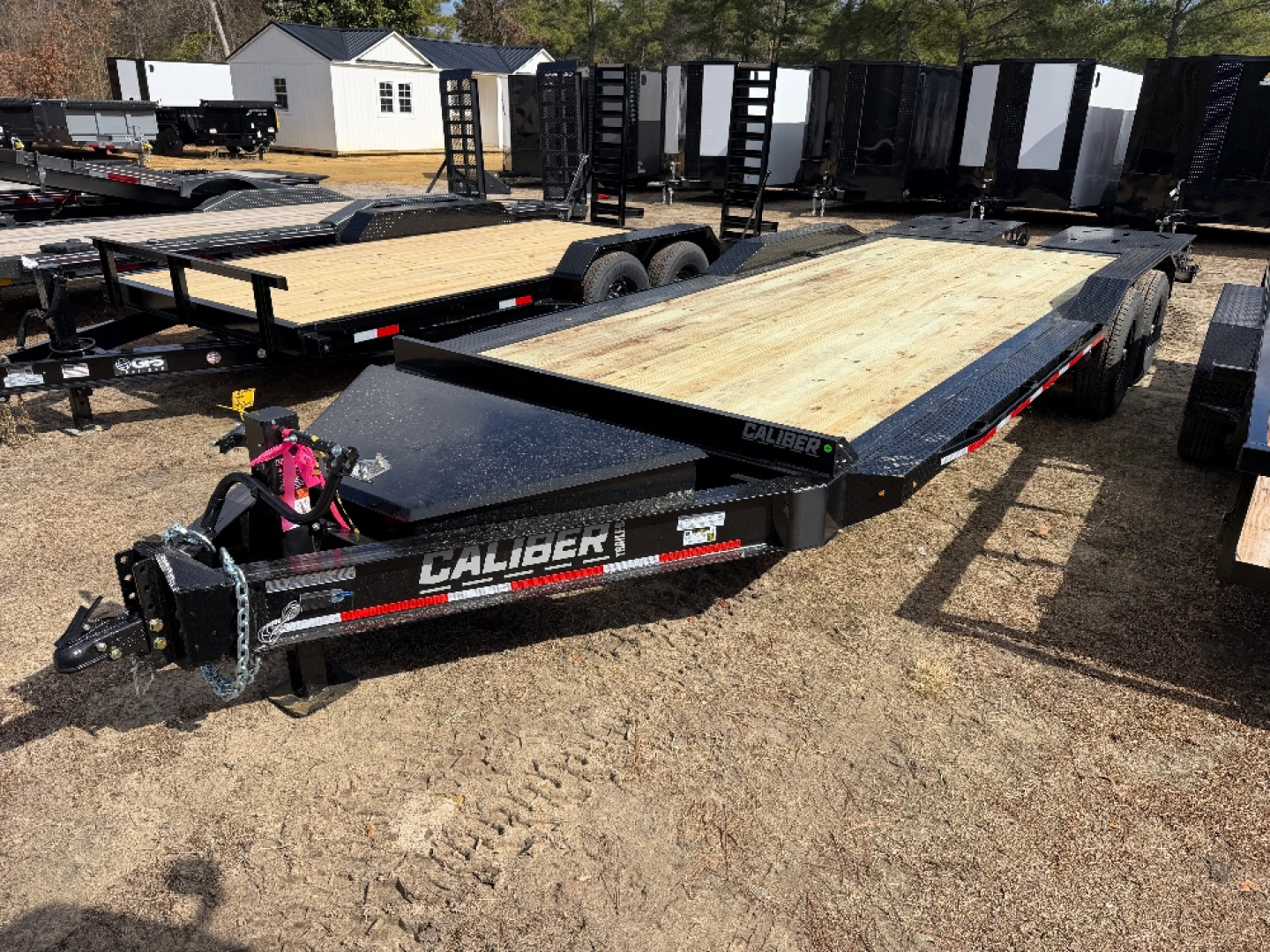 New 2026 Caliber Trailer Mfg 8.5x20 TA Equipment Trailer