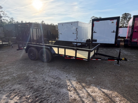 New 2026 Caliber Trailer Mfg 7x14 TA Utility Trailer