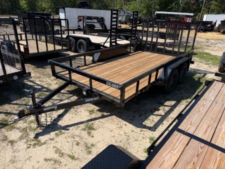 New 2026 Caliber Trailer Mfg 7x14 TA Utility Trailer