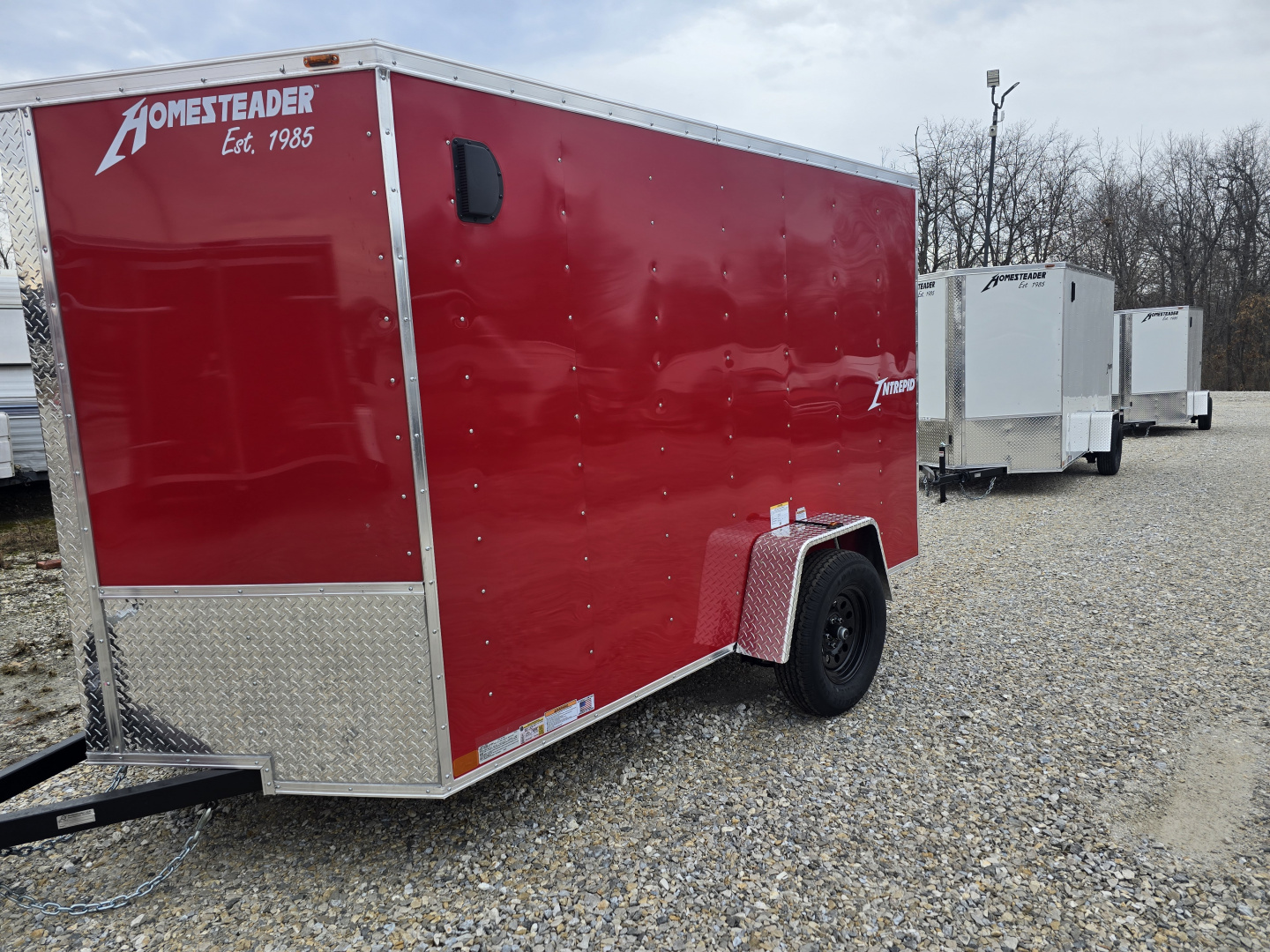 New 2026 Homesteader 6x10 SA, 6' interior height, 3.5K Axle, .030 exterior, Intrepid Series Cargo / Enclosed Trailer
