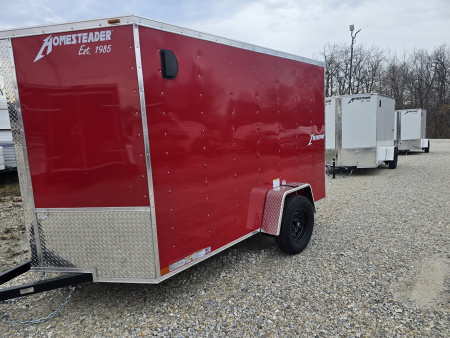 New 2026 Homesteader 6x10 SA, 6' interior height, 3.5K Axle, .030 exterior, Intrepid Series Cargo / Enclosed Trailer