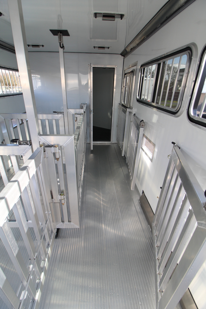 New 2026 Frontier Trailers Low Pro 8 Pen 7x20 Stock Trailer - Many Great Features!