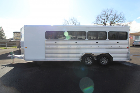 New 2026 Frontier Trailers Low Pro 8 Pen 7x20 Stock Trailer - Many Great Features!