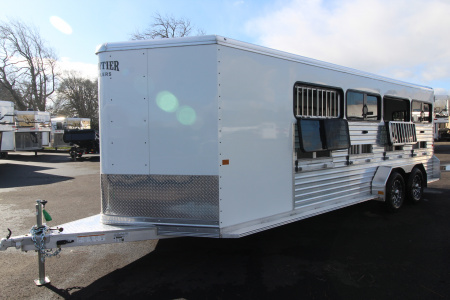 New 2026 Frontier Trailers Low Pro 8 Pen 7x20 Stock Trailer - Many Great Features!