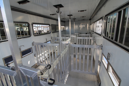 New 2026 Frontier Trailers Low Pro 8 Pen 7x20 Stock Trailer - Many Great Features!