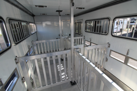 New 2026 Frontier Trailers Low Pro 8 Pen 7x20 Stock Trailer - Many Great Features!