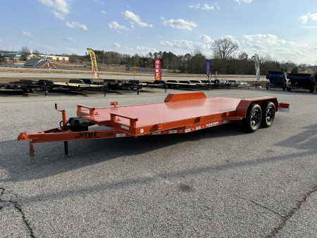 New 2026 7K 82X20 DELUXE STEEL FLOOR CAR HAULER WITH MAG WHEELS