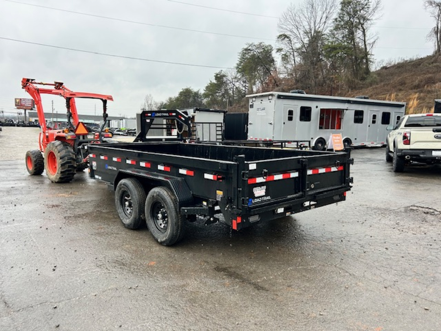 New Load Trail Dump 7x14 14K 18" Sides- Black