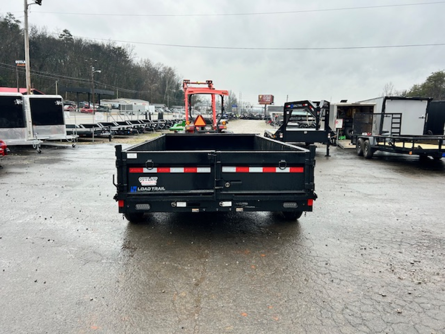 New Load Trail Dump 7x14 14K 18" Sides- Black