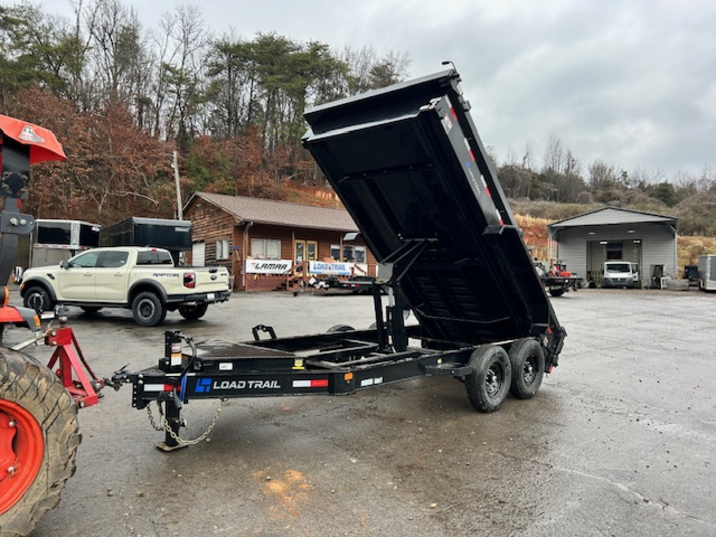 New Load Trail Dump 7x14 14K 18" Sides- Black