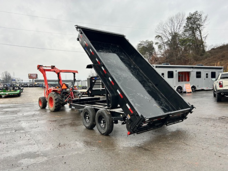 New Load Trail Dump 7x14 14K 18" Sides- Black