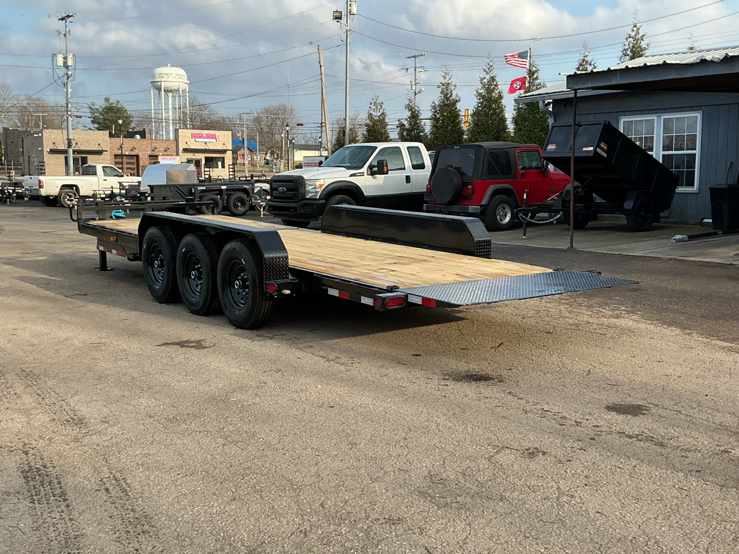 New 2026 PJ Trailers 82" x 24' - 6 in. Channel Equipment Tilt (T6) 21K GVWR Trailer