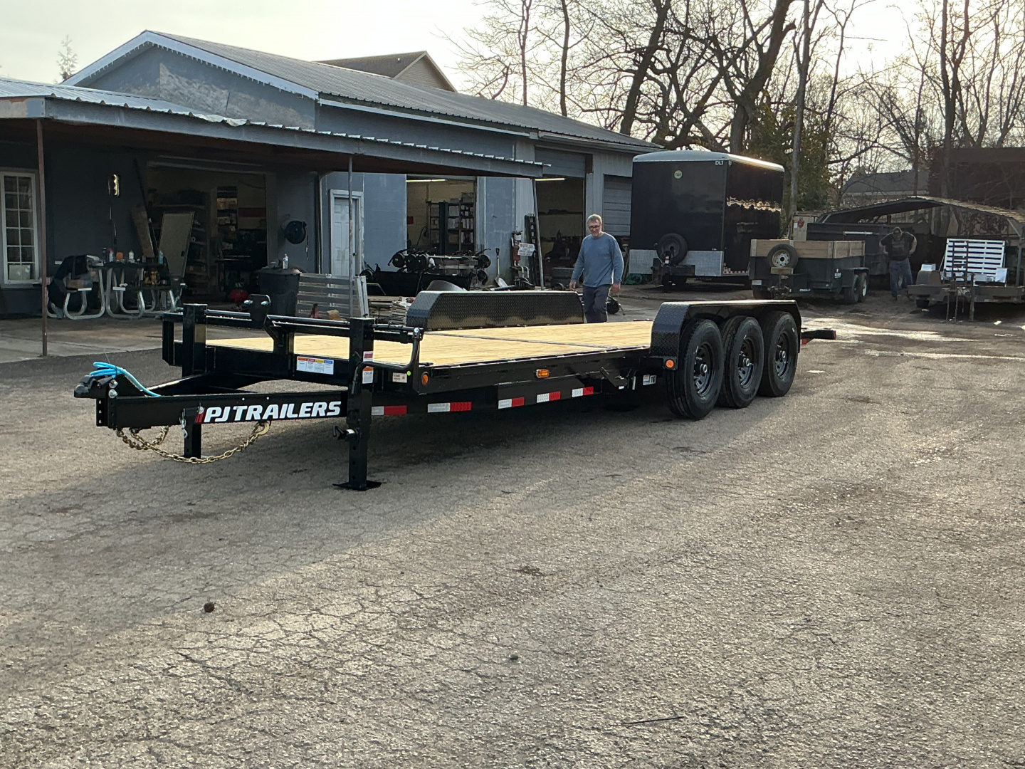 New 2026 PJ Trailers 82" x 24' - 6 in. Channel Equipment Tilt (T6) 21K GVWR Trailer