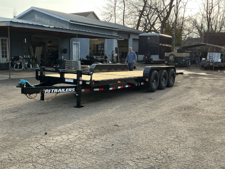 New 2026 PJ Trailers 82" x 24' - 6 in. Channel Equipment Tilt (T6) 21K GVWR Trailer