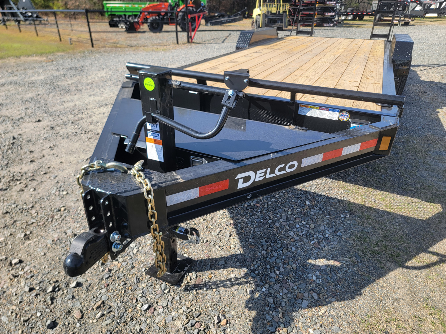 New 2026 Delco Trailers CB 20' x 83" w/ Stand-Up Ramps Equipment Trailer