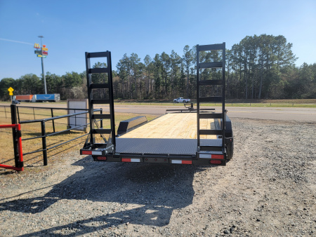 New 2026 Delco Trailers CB 20' x 83" w/ Stand-Up Ramps Equipment Trailer