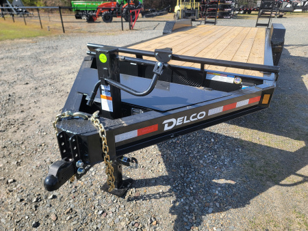 New 2026 Delco Trailers CB 20' x 83" w/ Stand-Up Ramps Equipment Trailer